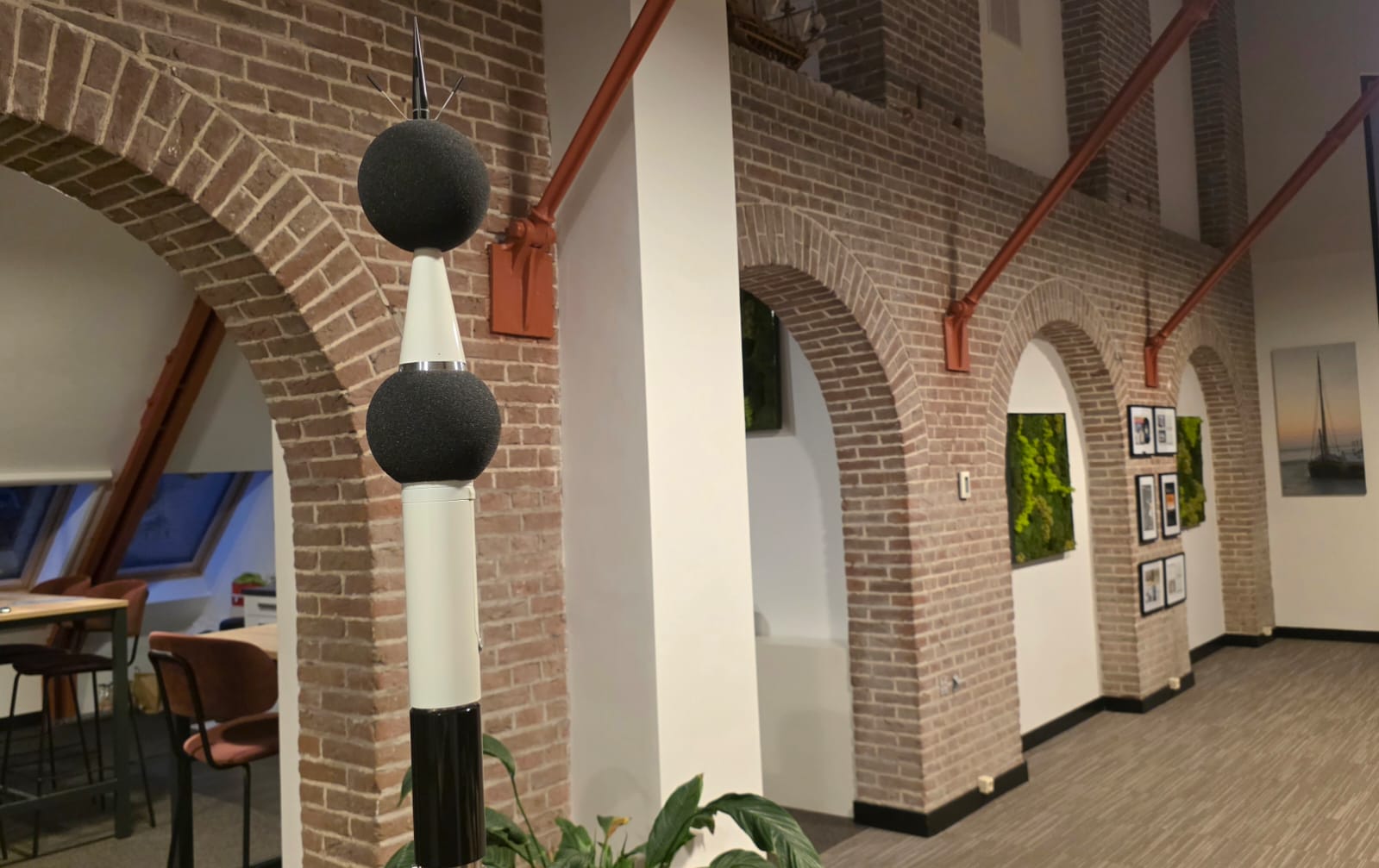 Geluidsmeter met detectie van de geluidsrichting